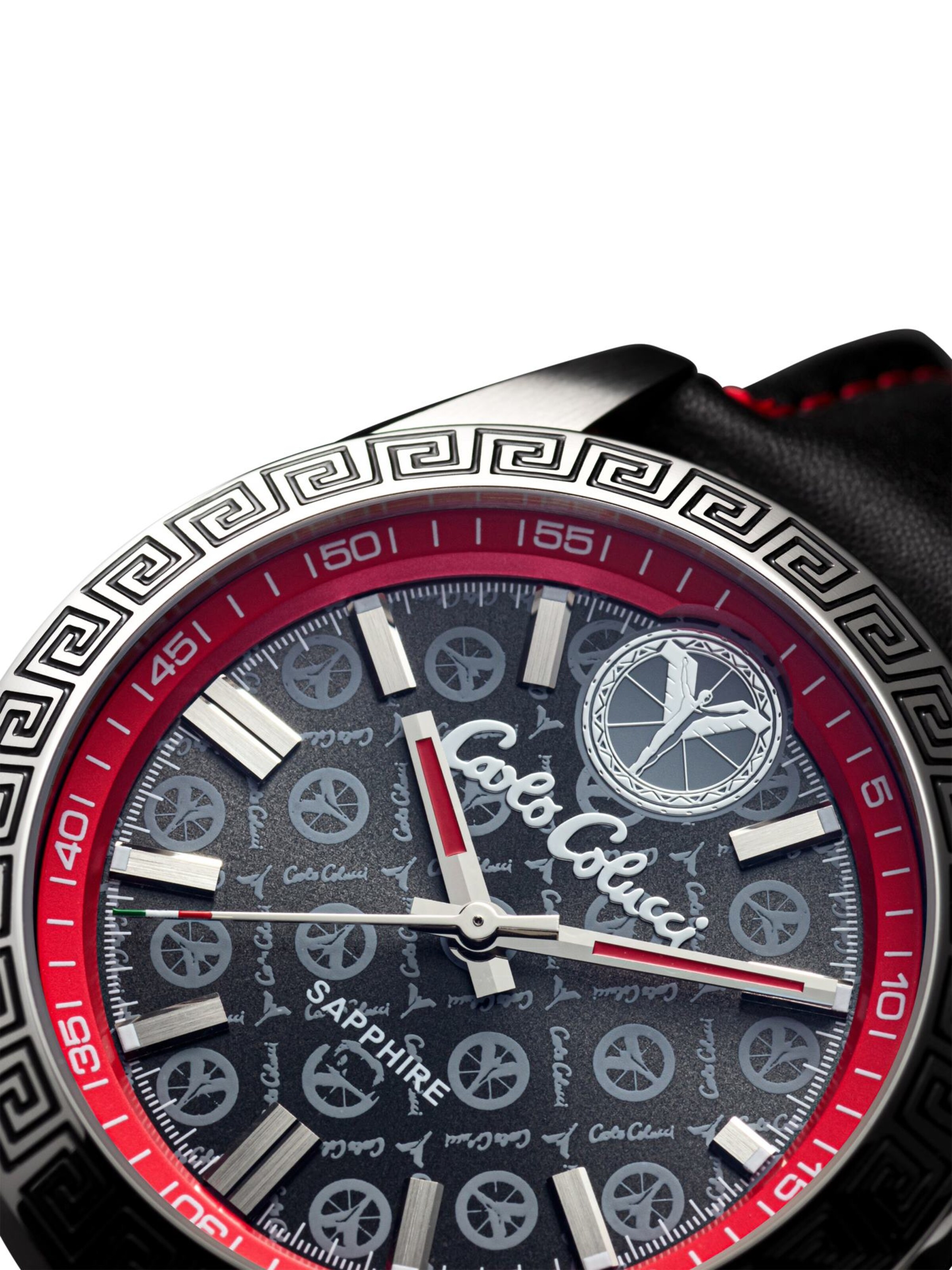 Carlo Colucci Analog Watch 'Dosser' in Black