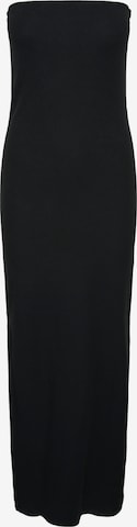 PIECES فستان مُحاك 'RUKA' بلون أسود: الأمام