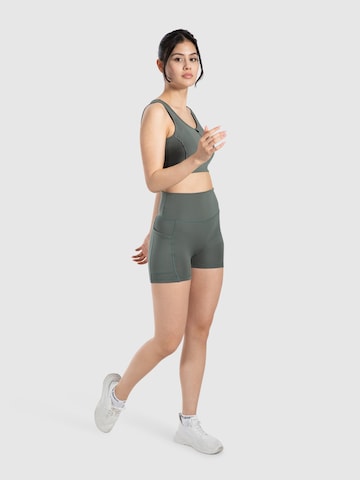 Smilodox Slim fit Sports trousers ' Josie ' in Green