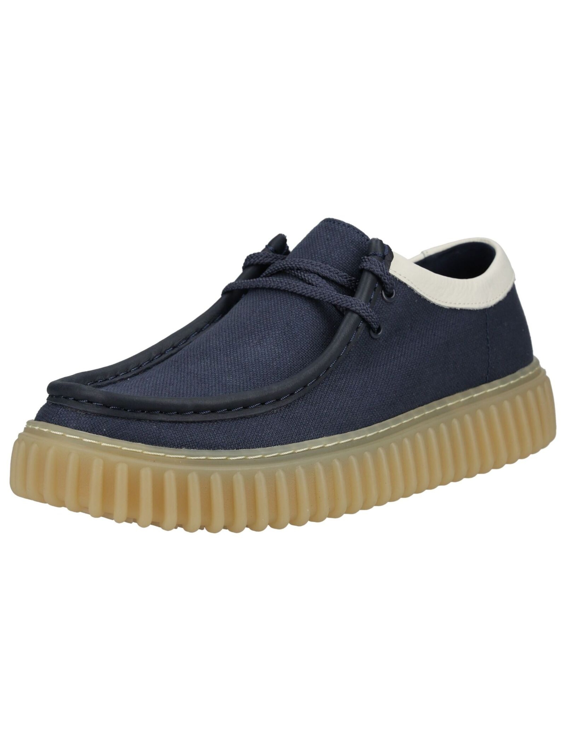 CLARKS Moccasin in Blue: front