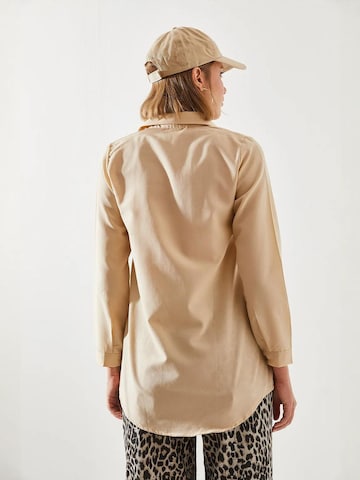 Camicia da donna di Bianco Lucci in beige