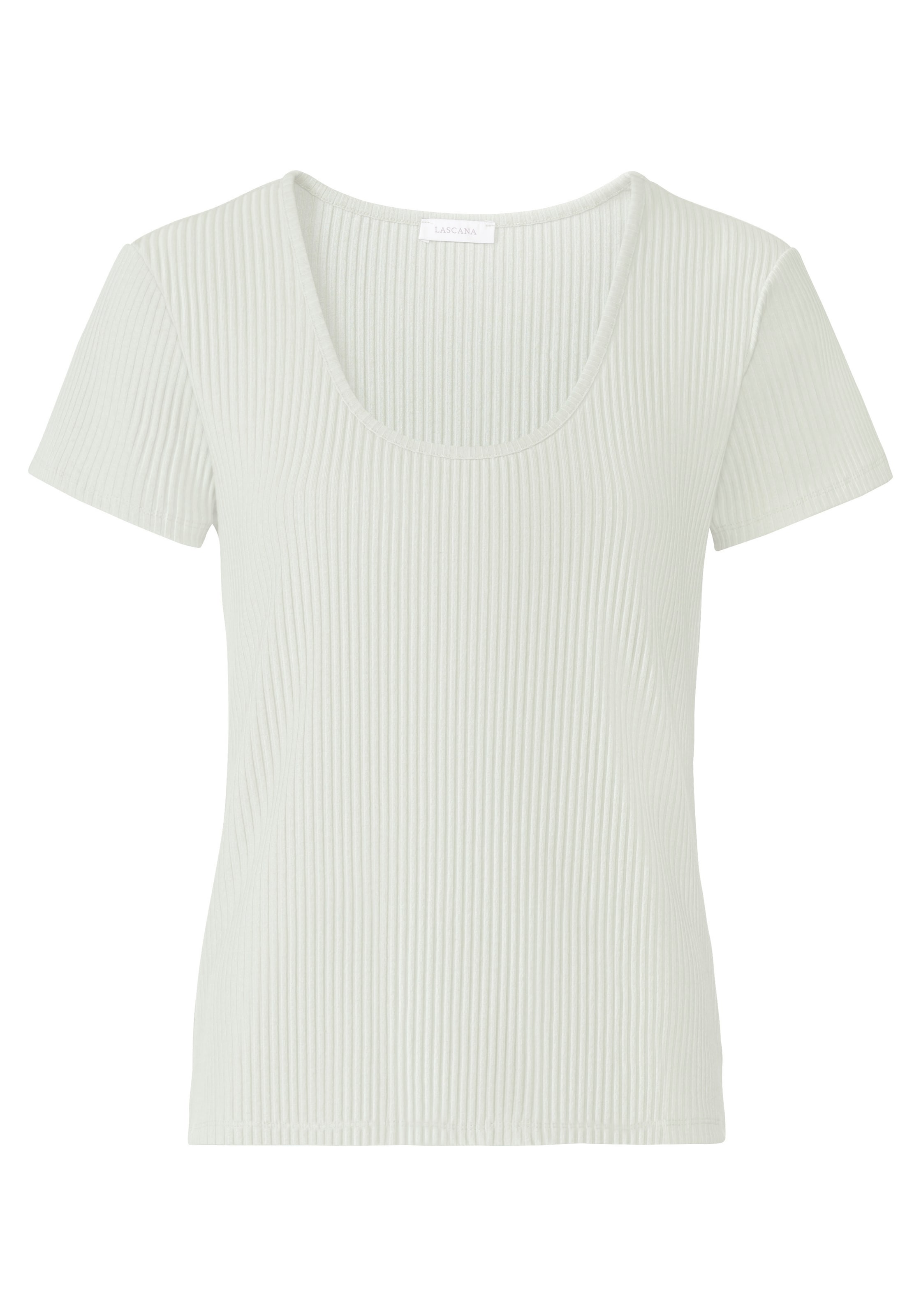 LASCANA T-shirt i beige: framsida