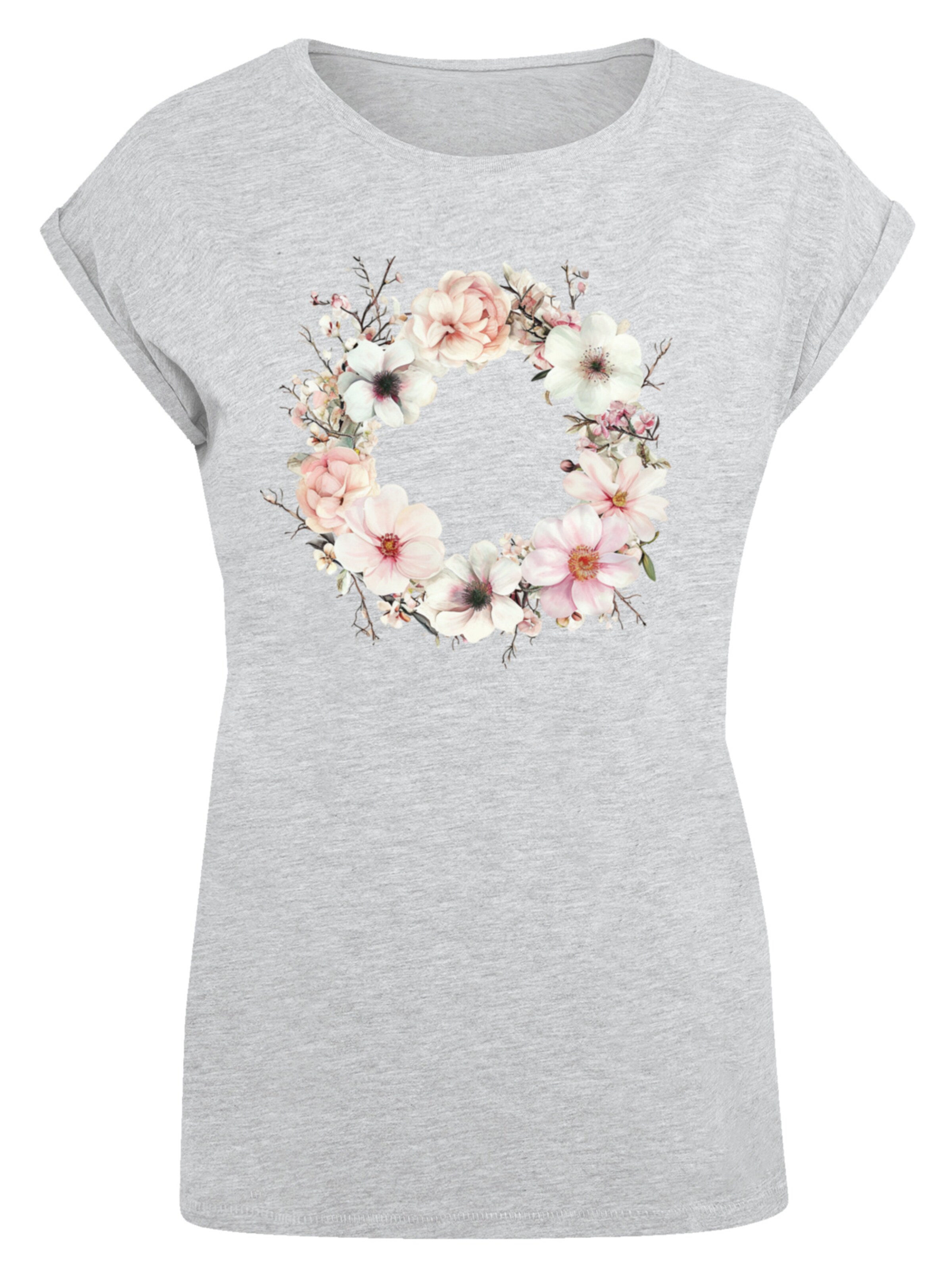 F4NT4STIC Shirt in Grey: front