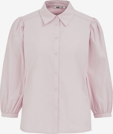 WE Fashion Pusero värissä vaaleanpunainen: etupuoli