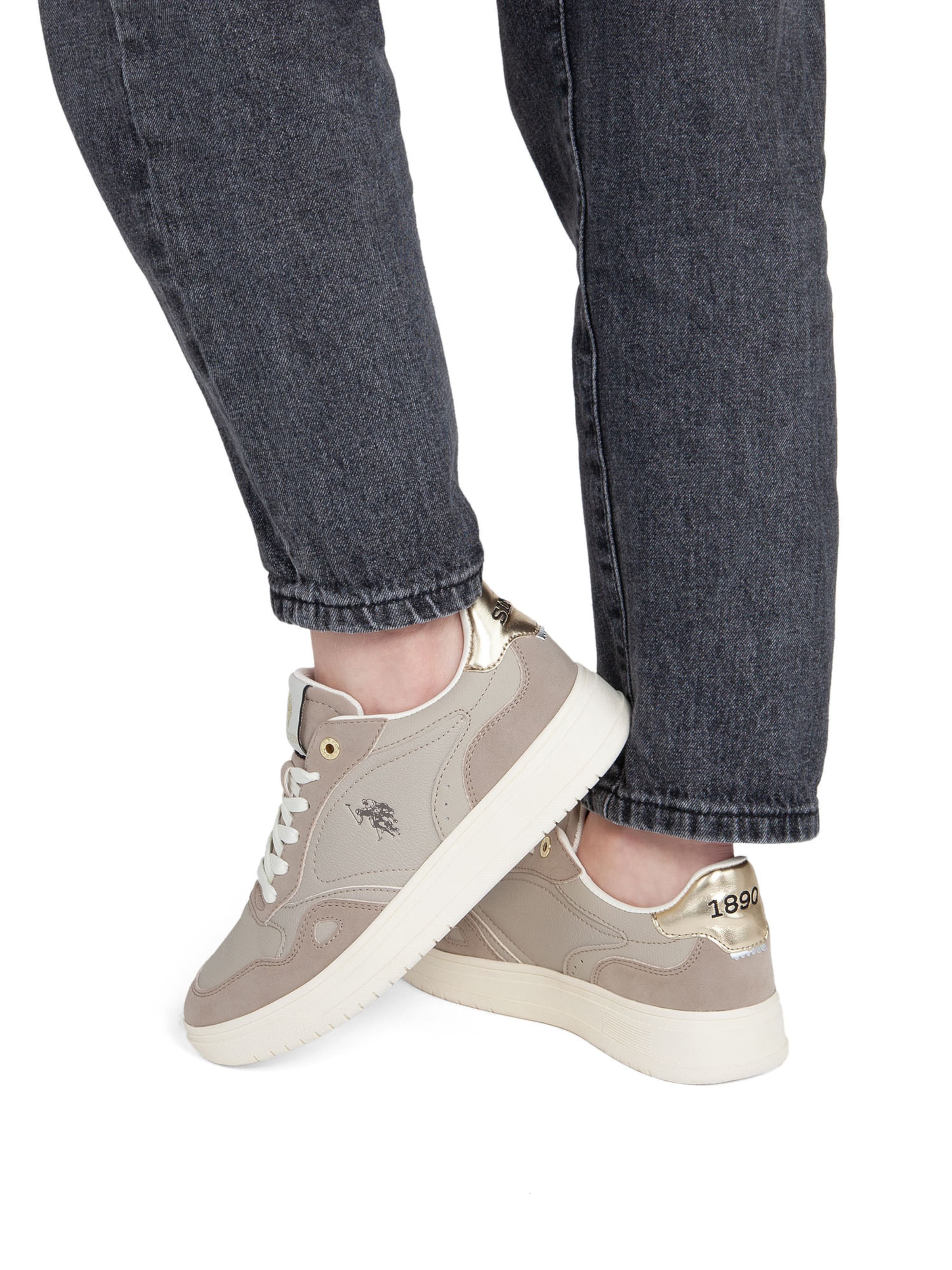 Sneaker bassa 'Kosmo' di US POLO ASSN. in beige
