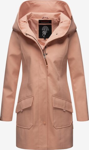 MARIKOO Raincoat 'Mayleen' in Pink: front