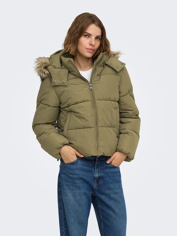 ONLY Winter jacket 'ONLJuta' in Green: front