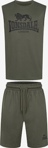 Tricou 'Allanton' de la LONSDALE pe verde: față