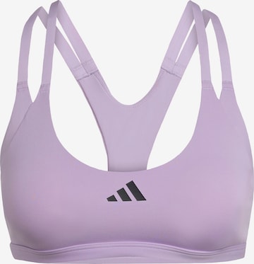 ADIDAS PERFORMANCESportski grudnjak 'Aeroimpact Luxe' - ljubičasta boja: prednji dio