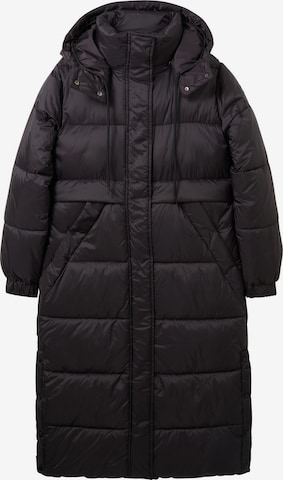 TOM TAILOR DENIM Winter coat in Black: front