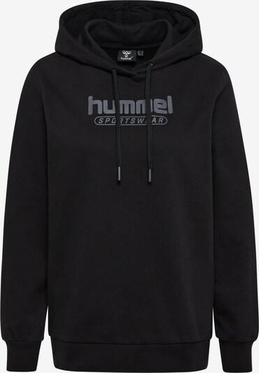 Hummel Sportief sweatshirt in de kleur Lichtgrijs / Zwart, Productweergave