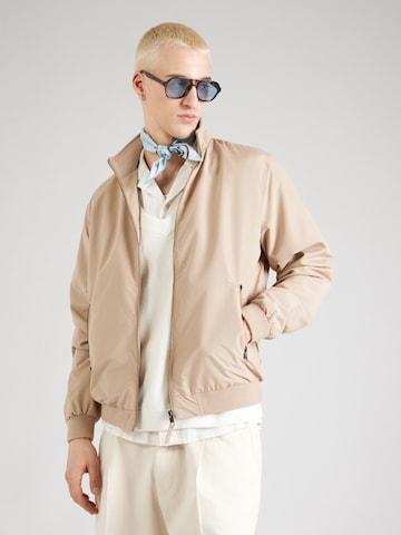 INDICODE JEANS Välikausitakki 'Catall' värissä beige: etupuoli