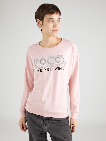 Soccx Majica | roza barva: sprednja stran