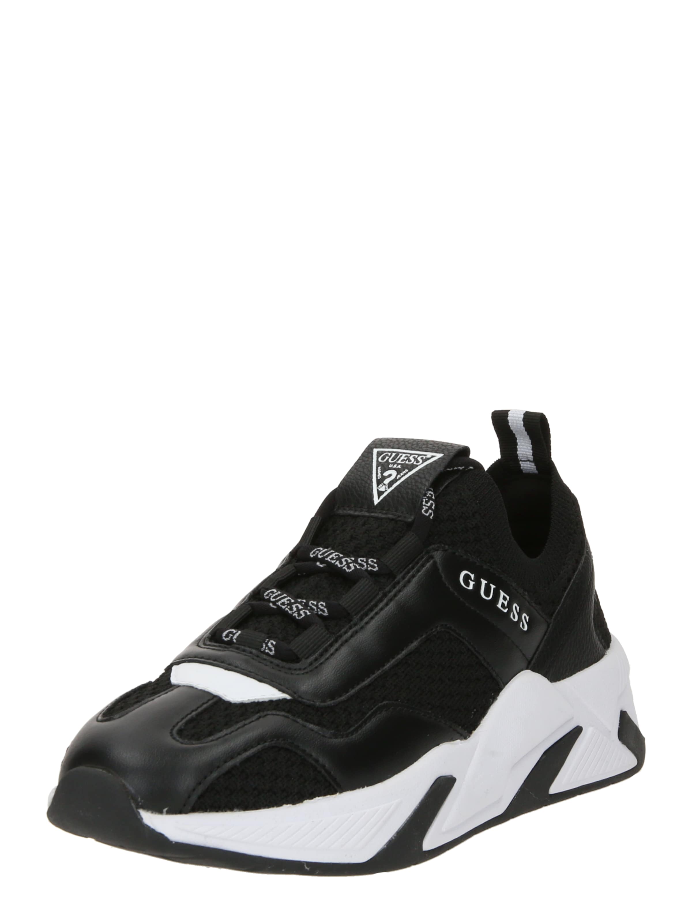 GUESS Platform trainers 'GENIVER2' in Black: front