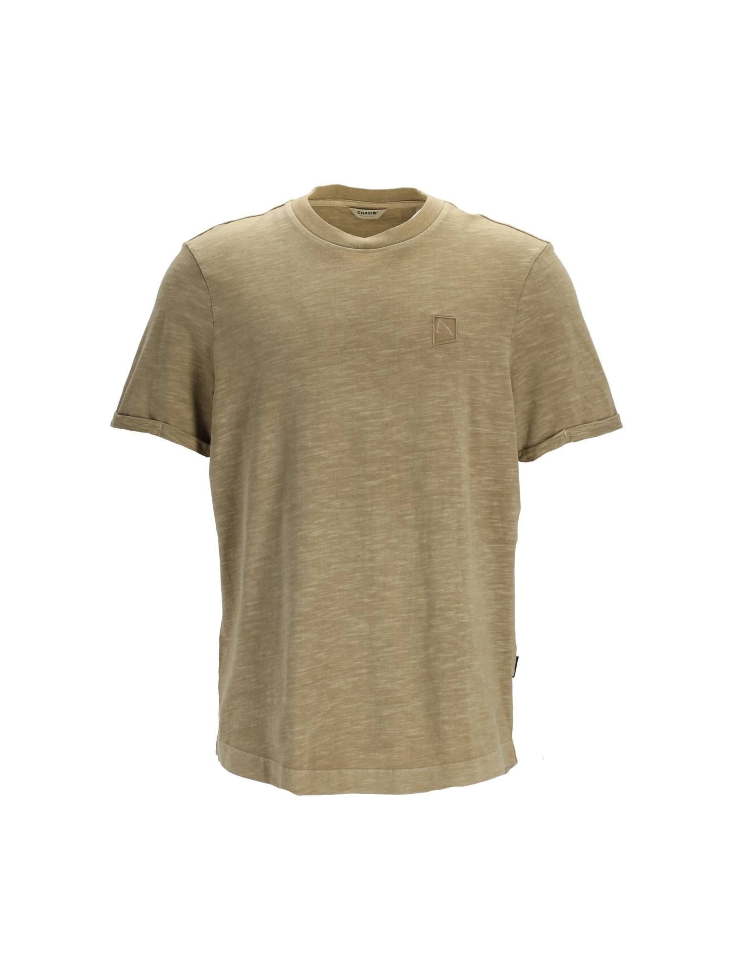 CHASIN' Shirt 'Brody Slub' in Brown: front
