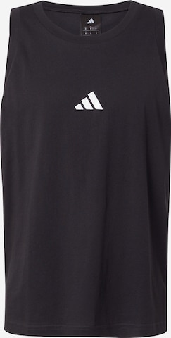 ADIDAS SPORTSWEAR Toiminnallinen paita värissä musta: etupuoli