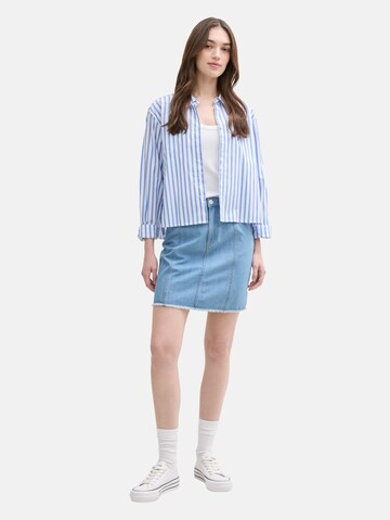 Jupe TOM TAILOR DENIM en bleu