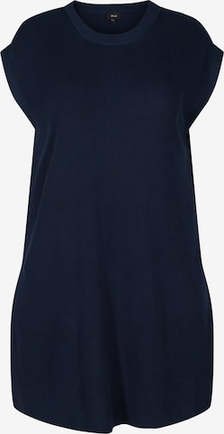 Zizzi Vest 'MJOLIE' in Blue: front