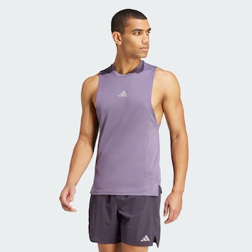 ADIDAS PERFORMANCE Performance Shirt 'Designed for Training' in Purple: front