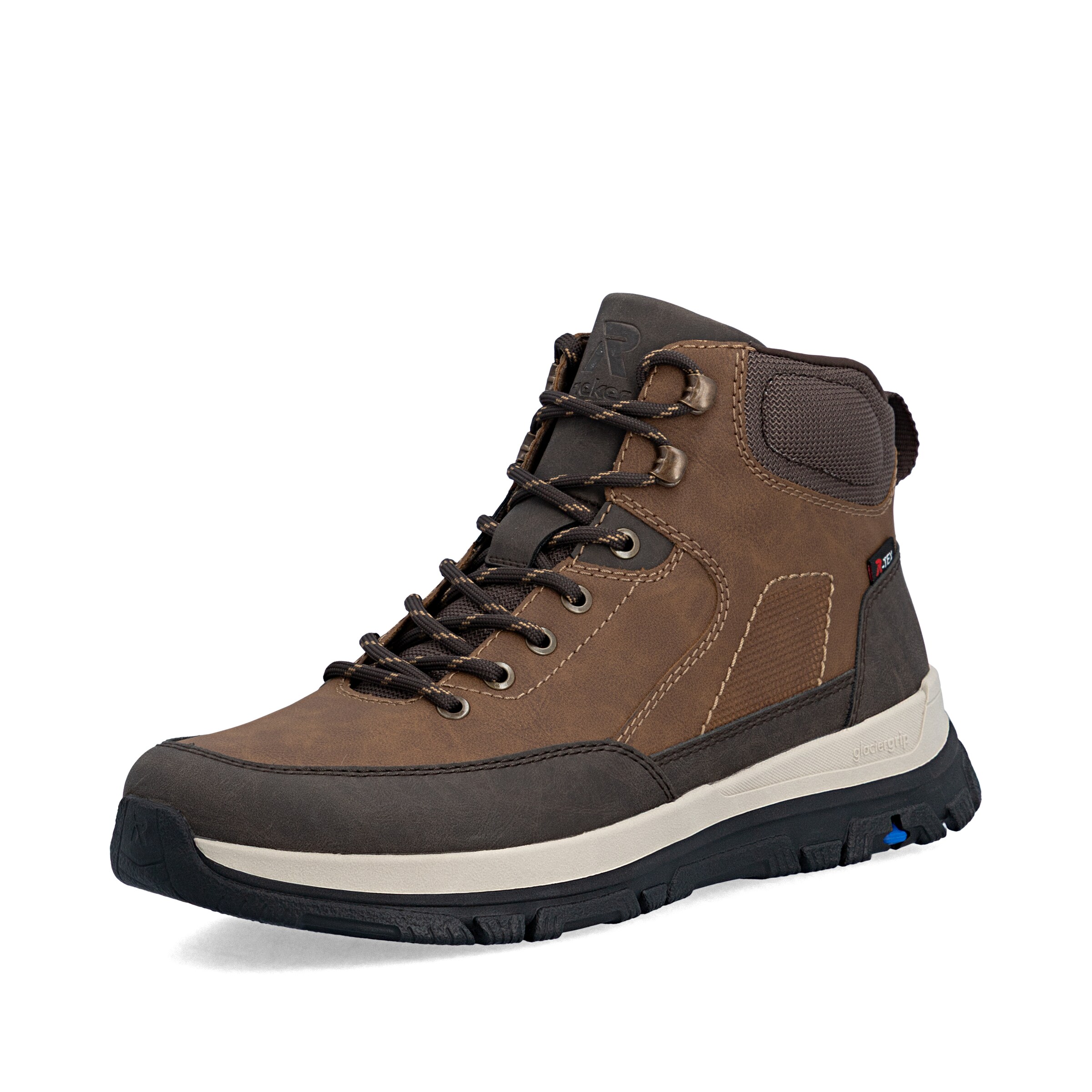 Bottines à lacets ' B9501 ' Rieker en marron : devant