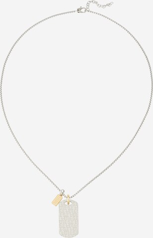 DIESEL Necklace 'DOGTAG' in Silver: front