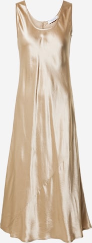 Max Mara Leisure فستان للمناسبات '3CAPUA' بلون ذهبي: الأمام