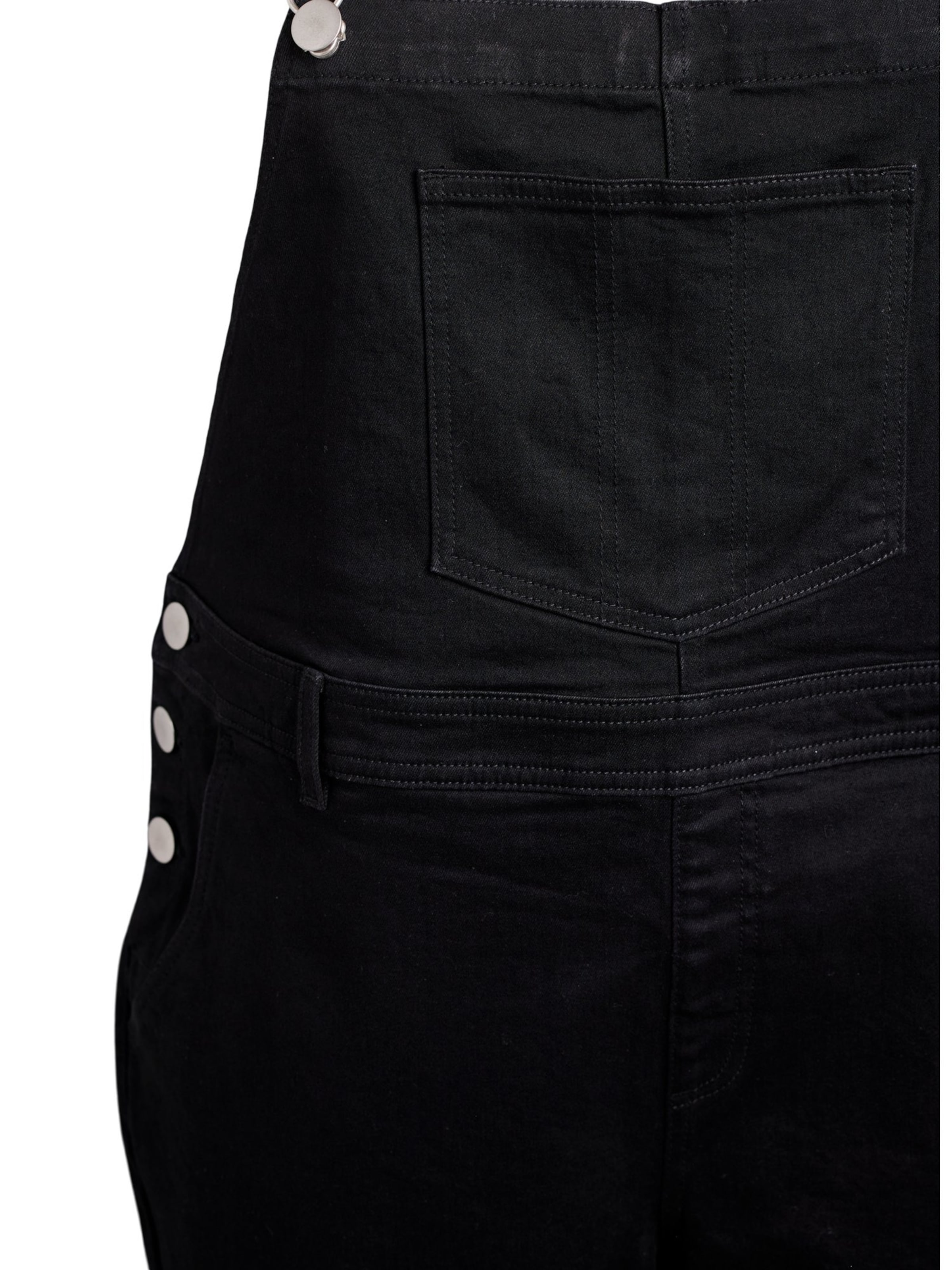 Zizzi Regular Dungarees in Black