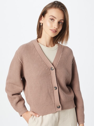 ABOUT YOU Knit Cardigan 'Sana' in Beige: front