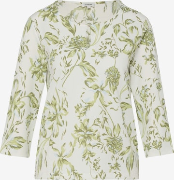 T-shirt s.Oliver en vert : devant