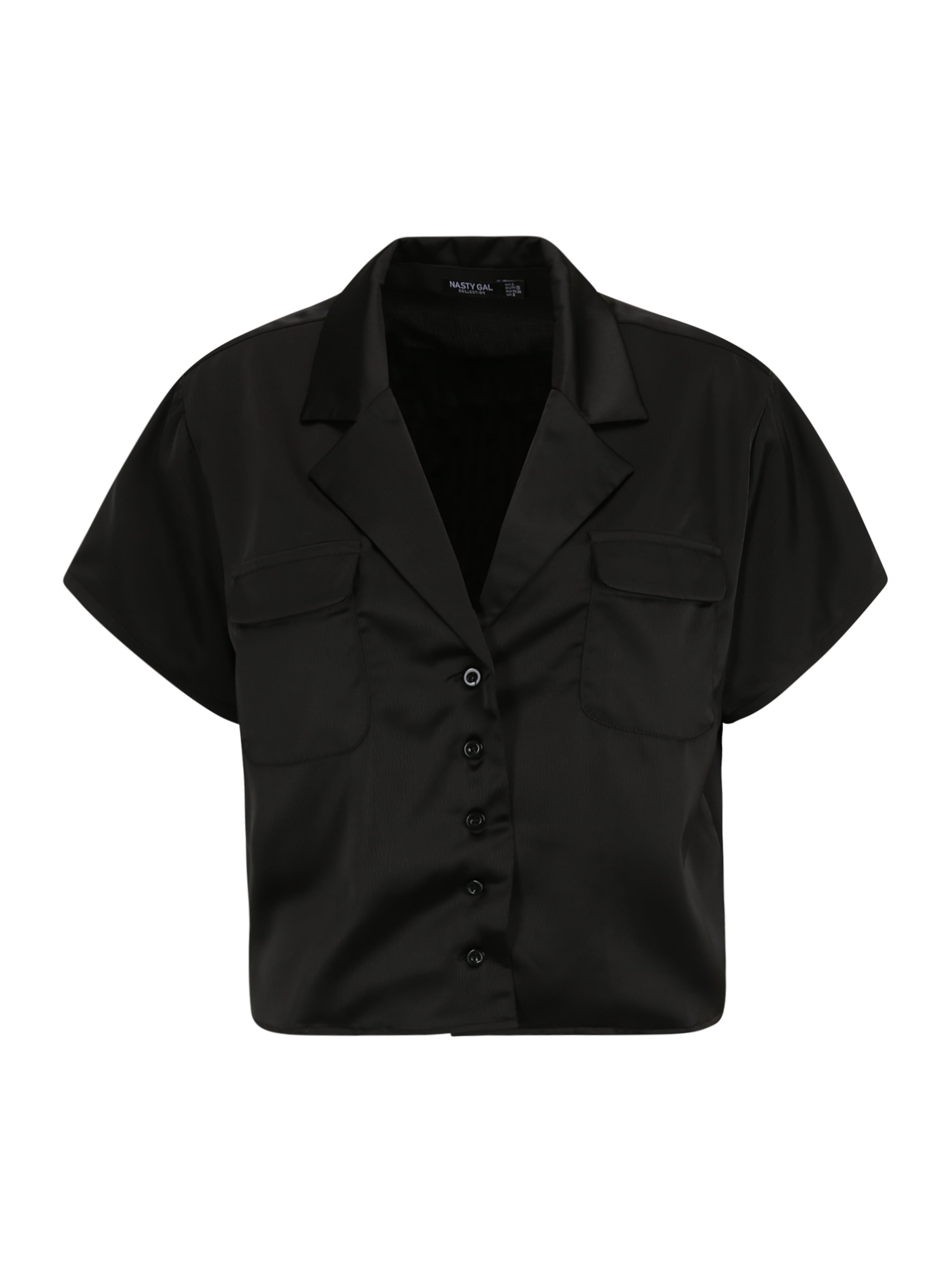 Camicia da donna di Nasty Gal Petite in nero: frontale