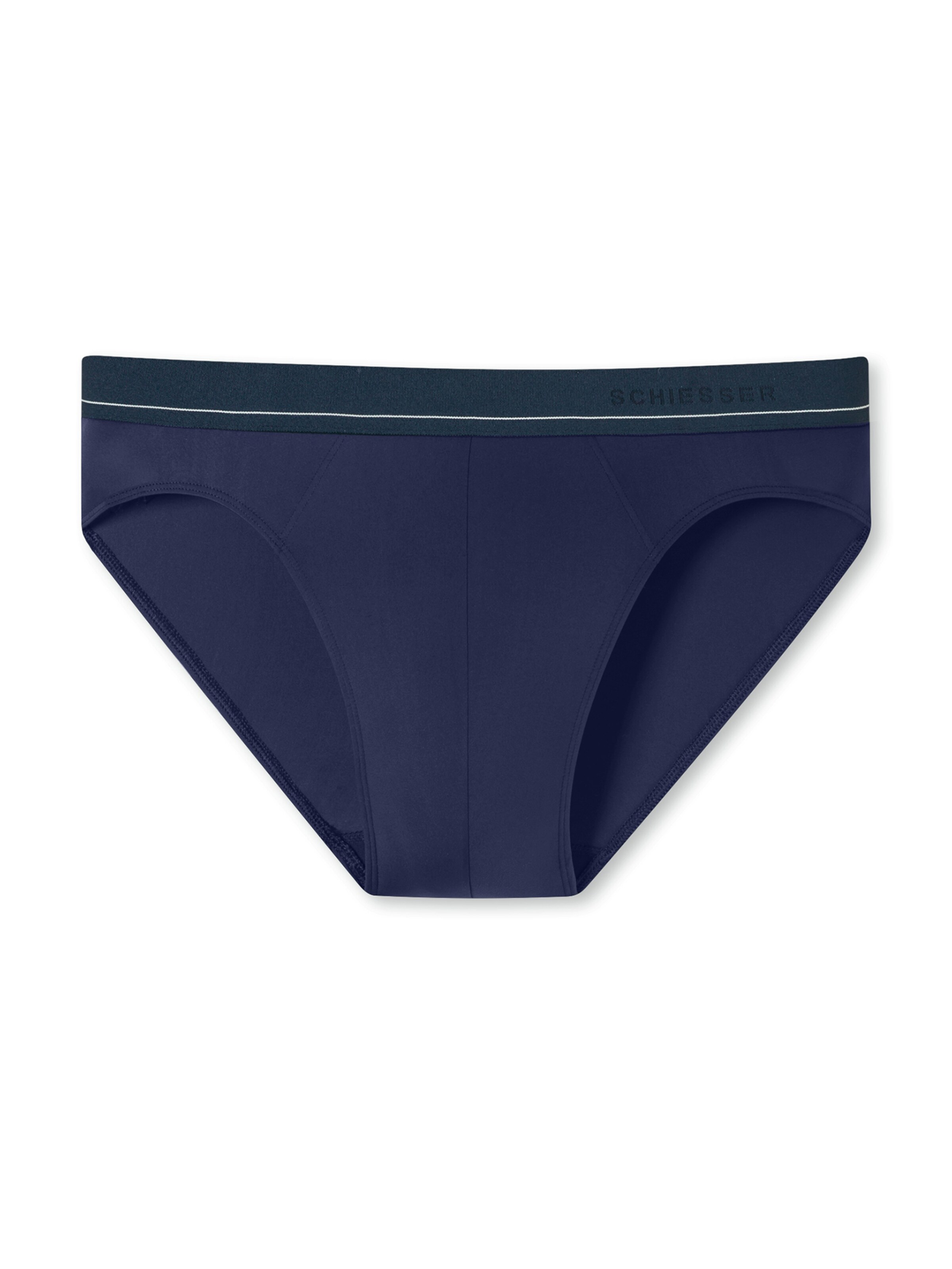 SCHIESSER Slip ' Rio - Pure Micro ' in Blau: Vorderseite