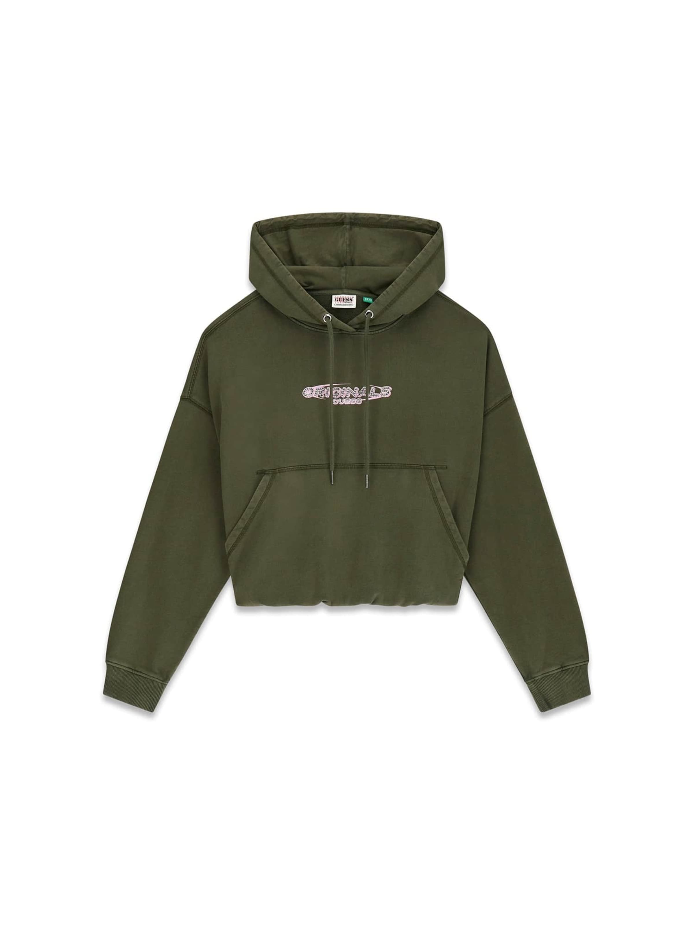 GUESS Sweatshirt in Green: front