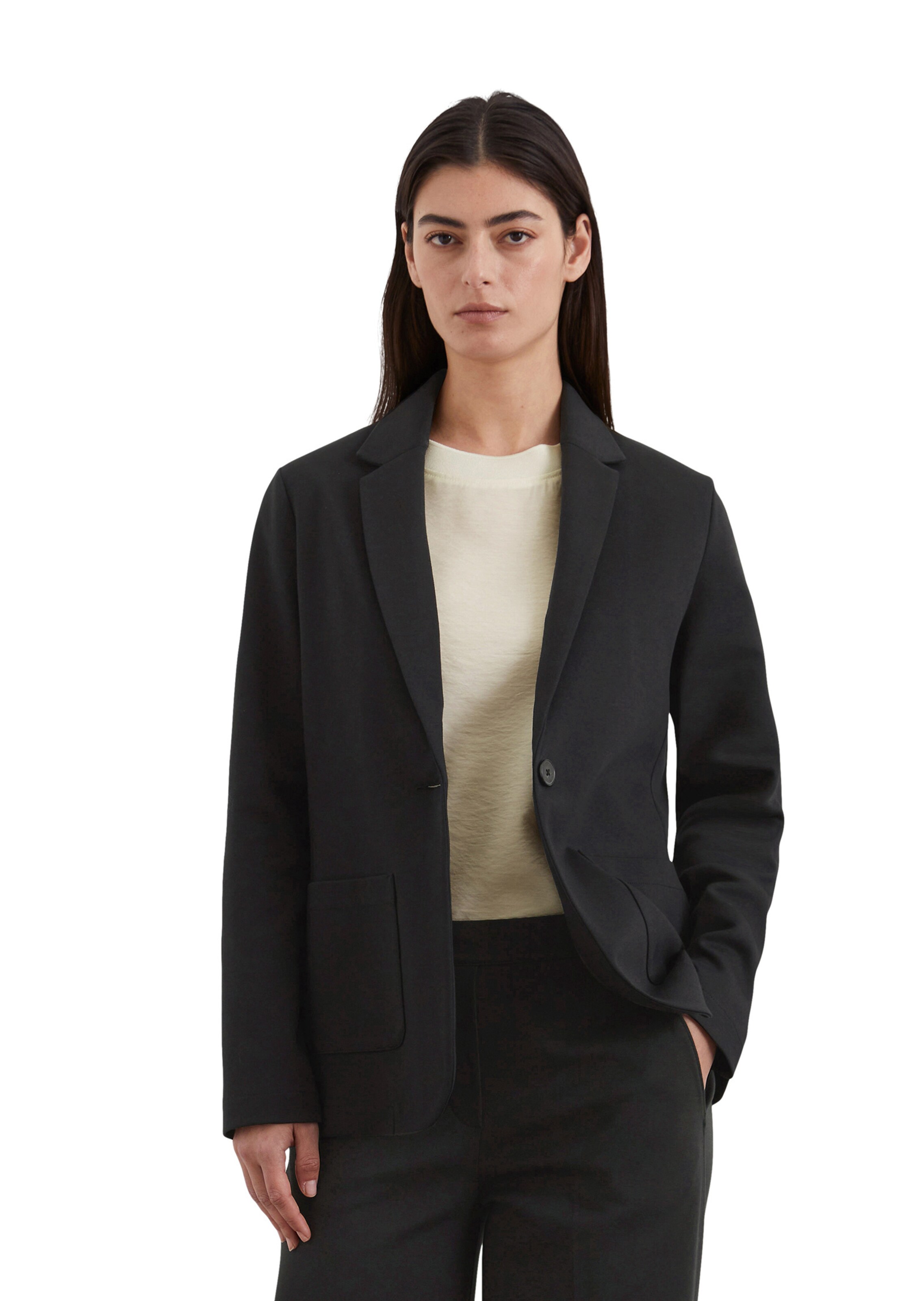 Marc O'Polo Blazer in Black: front