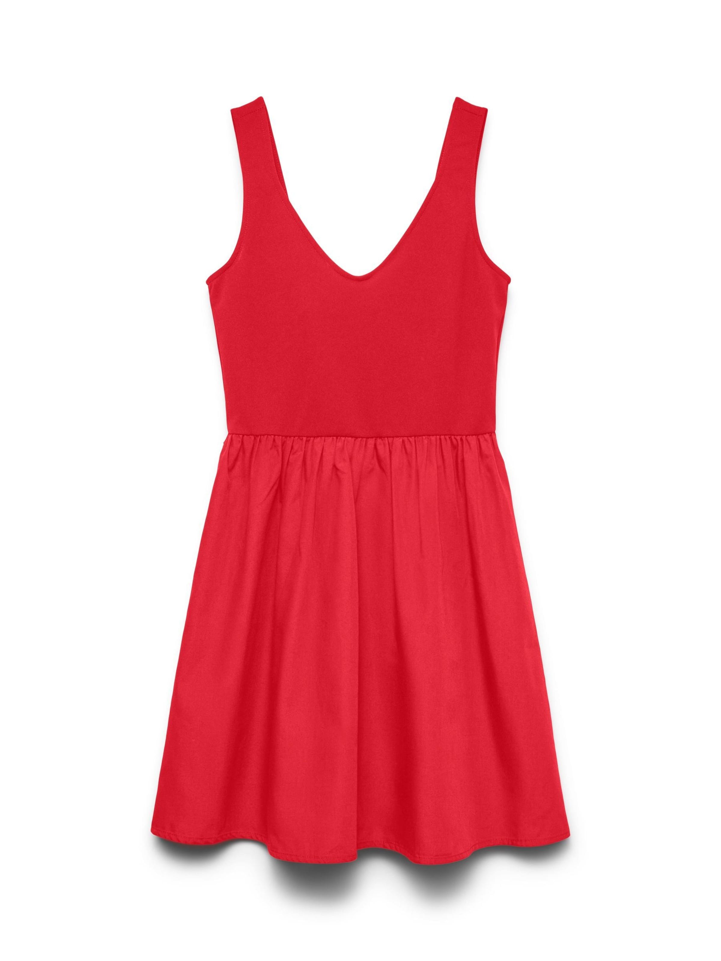 VERO MODA Kjole 'VMVally' i rød: forside