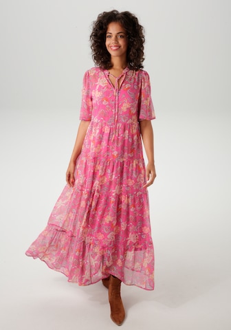 Aniston CASUAL Kleid in Pink: Vorderseite