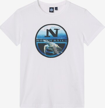 North Sails T-Shirt in Weiß: predná strana