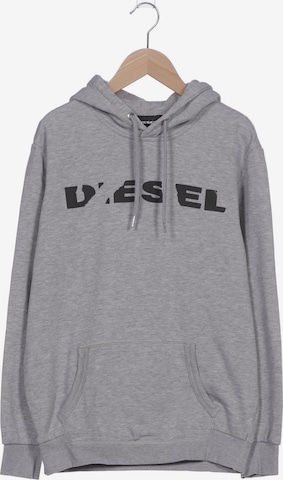 DIESEL Kapuzenpullover S in Grau: Vorderseite