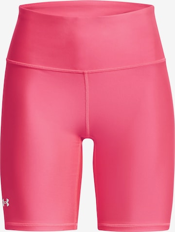 UNDER ARMOUR Skinny Sportshorts in Pink: predná strana