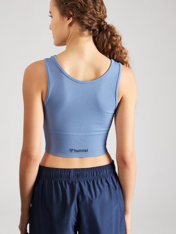 Sport top de la Hummel pe albastru