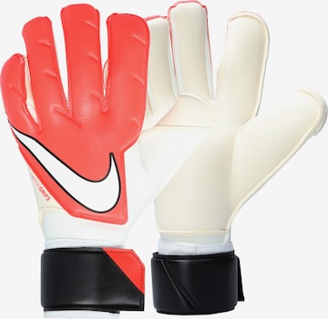 NIKE Athletic Gloves in Red: front