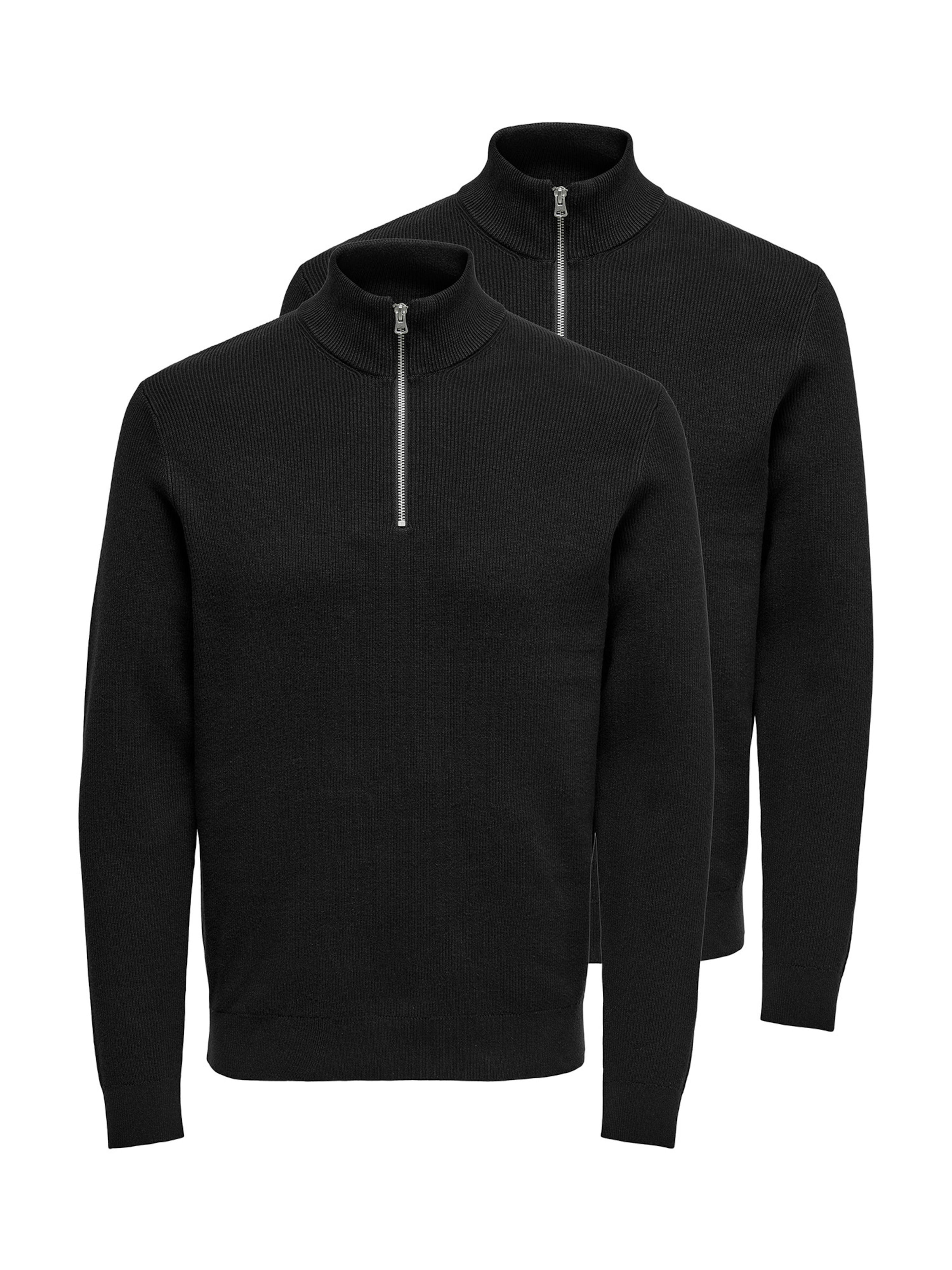 Only & Sons Sweatshirt 'Phil' in Black: front