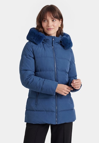 Usha Winter Jacket in Blue: front