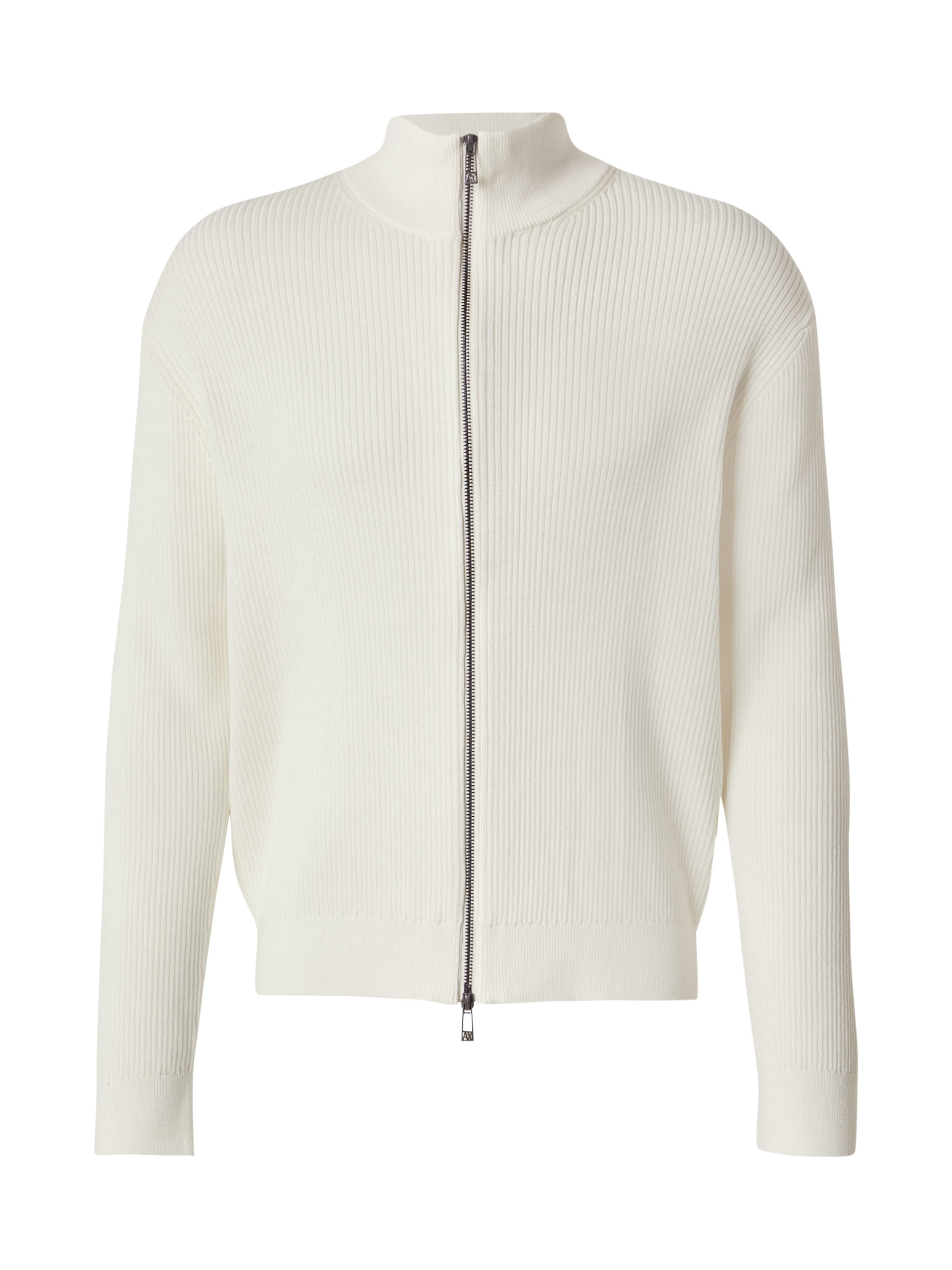 Geacă tricotată de la ARMANI EXCHANGE pe alb: față