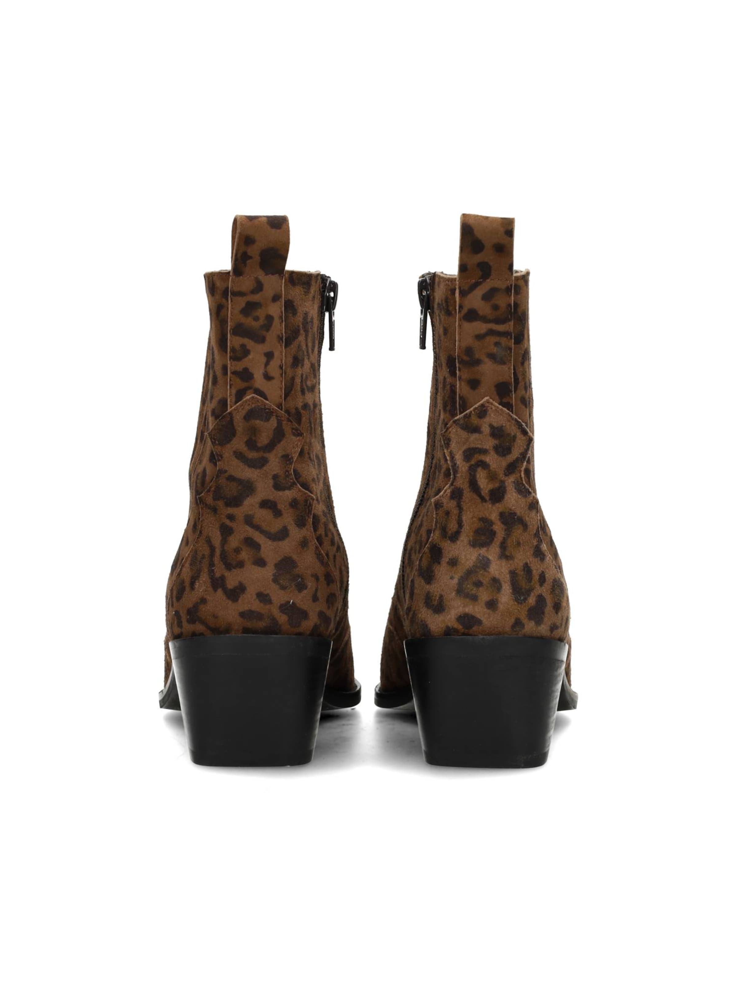 PS Poelman Bootie 'Tartor' in Brown