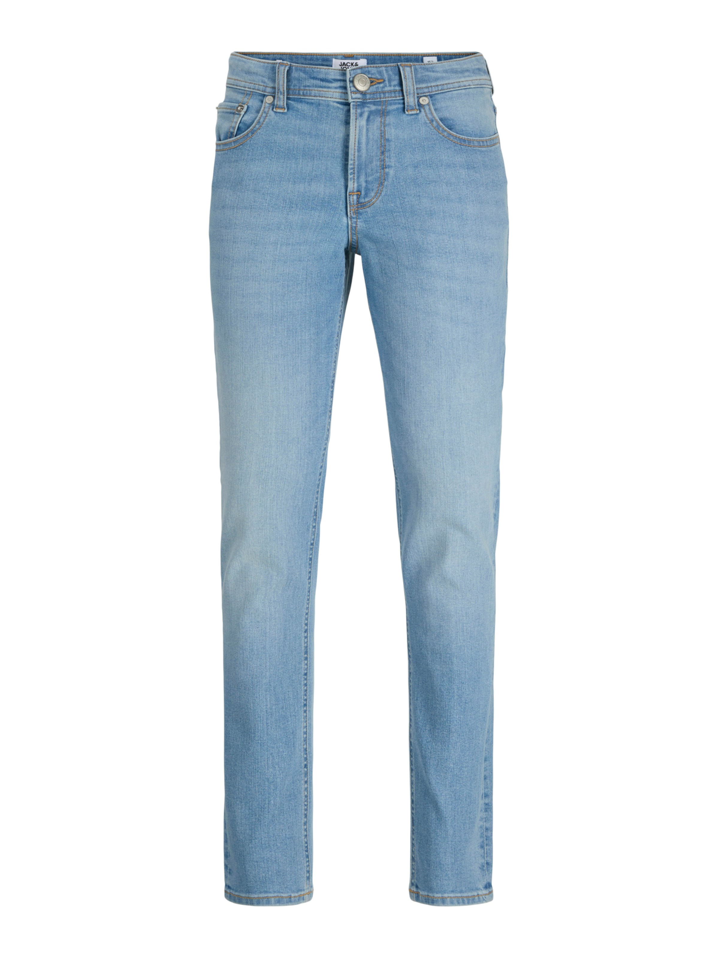 Jack & Jones Junior Slimfit Jeans 'JJIGLENN JJORIGINAL' in Blau: Vorderseite