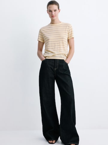 Tricou 'LINA' de la MANGO pe galben