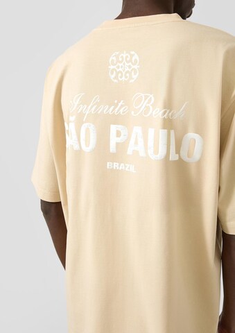 QS T-Shirt in Beige