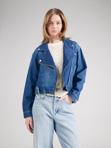 Veste mi-saison ONLY en bleu : devant