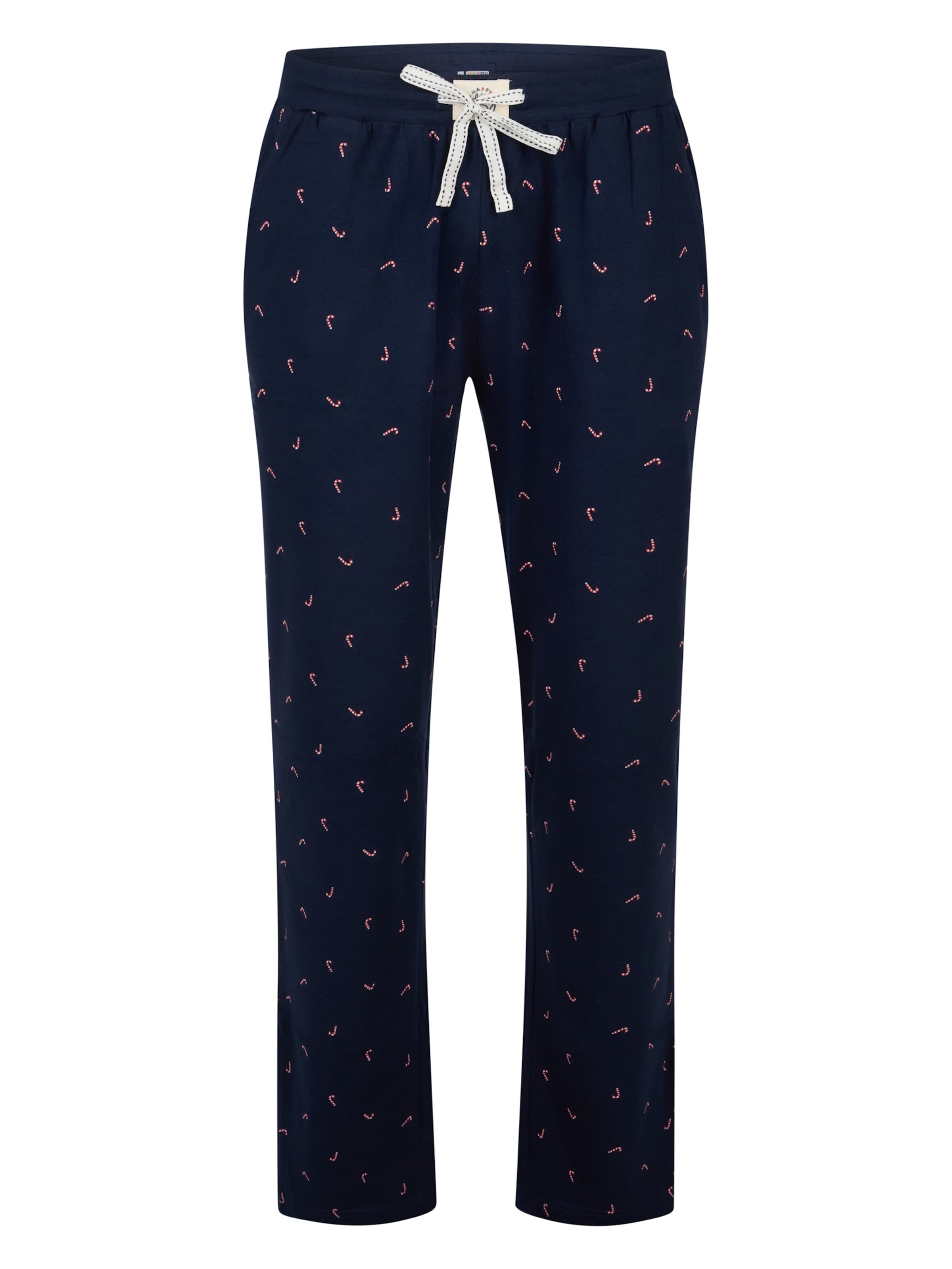 Happy Shorts Pajama Pants in Blue: front