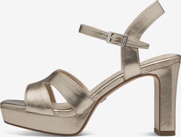 TAMARIS Strap sandal in Gold